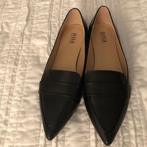 Ana Faux leather pointed flats